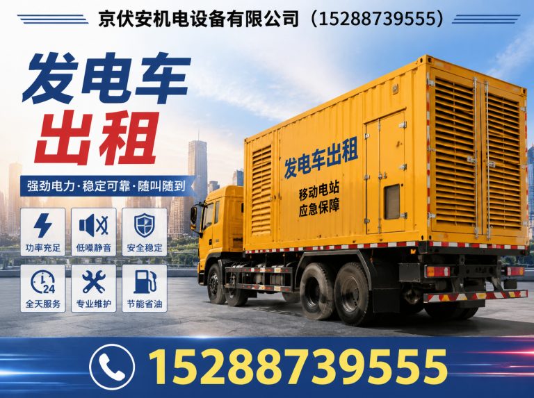 辽阳静音发电车租赁展示图